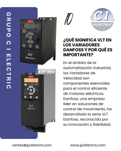 ¿Qué significa VLT en los Variadores Danfoss y por qué es importante?