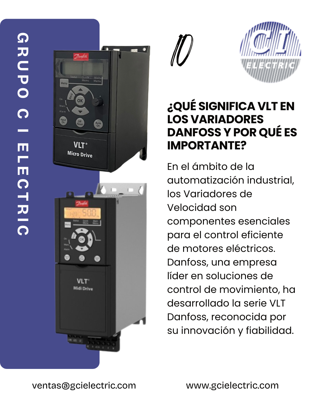 ¿Qué significa VLT en los Variadores Danfoss y por qué es importante?