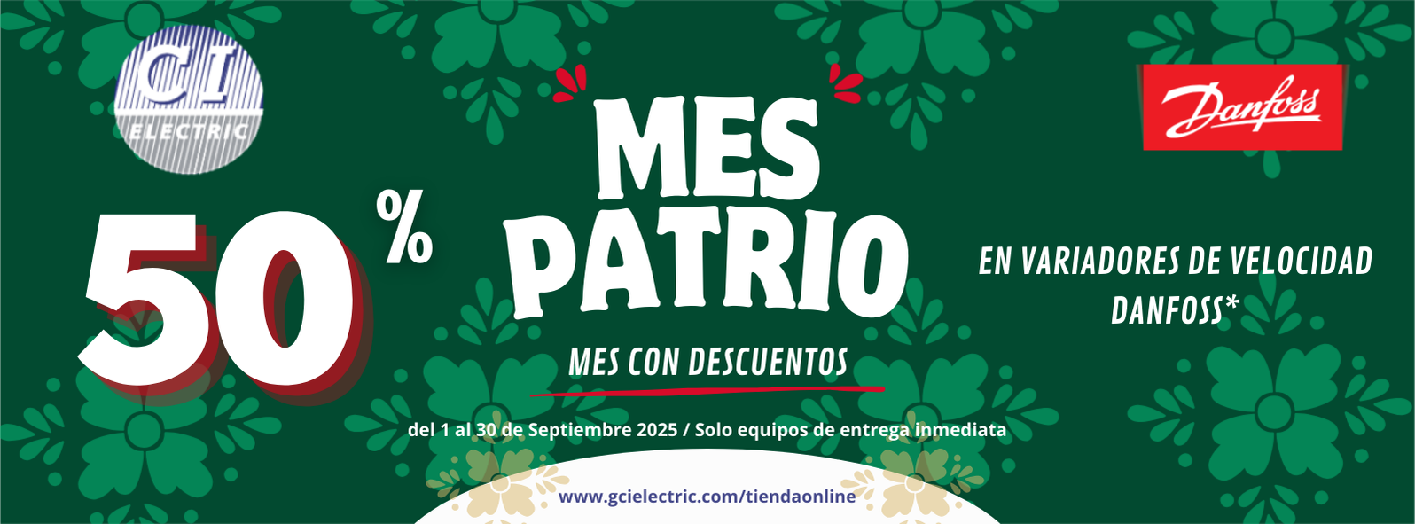 PROMOCION 50 POR CIENTO DE DESCUENTO EN VARIADORES DE VELOCIDAD DANFOSS