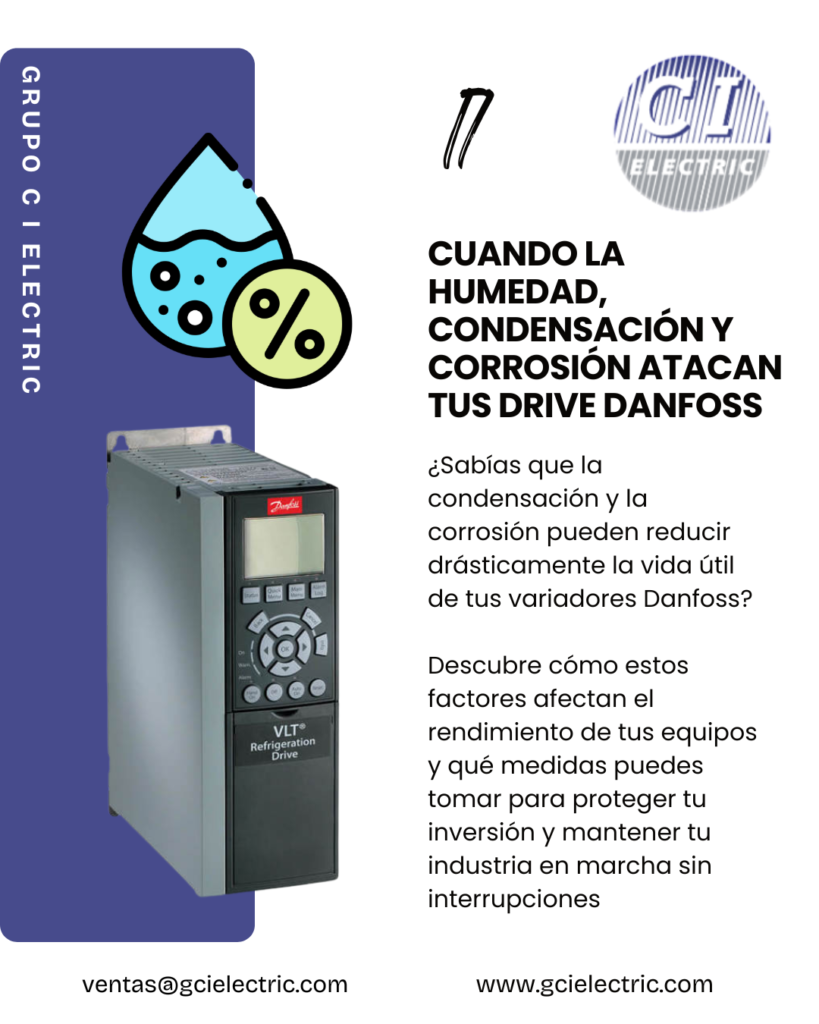 Cuando la humedad, condensación y corrosión atacan tus Drives Danfoss