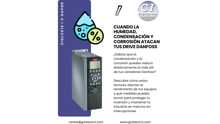 Cuando la humedad, condensación y corrosión atacan tus Drives Danfoss