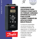 Variador de Velocidad para torque constante vs torque variable