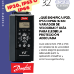 ¿Qué significa IP20, IP55 o IP66 en un Variador de Velocidad?