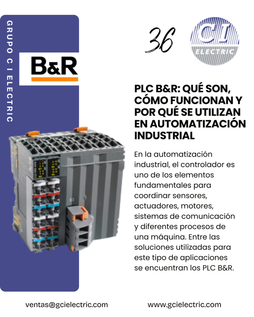PLC B&R qué son, cómo funcionan y por qué se utilizan en automatización industrial